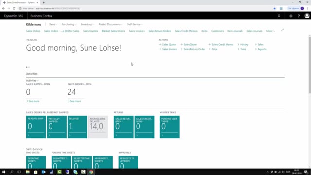 How to sign in and out of Business Central - Dynamics 365 Business ...