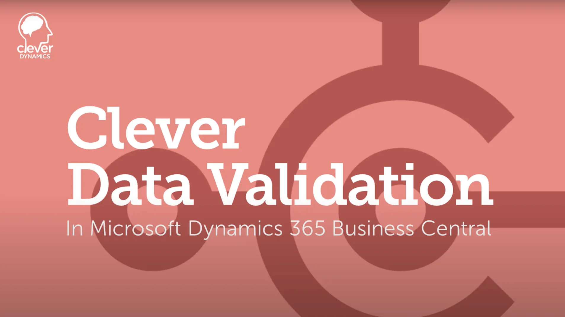 Clever Data Validation by Clever Dynamics for Dynamics 365